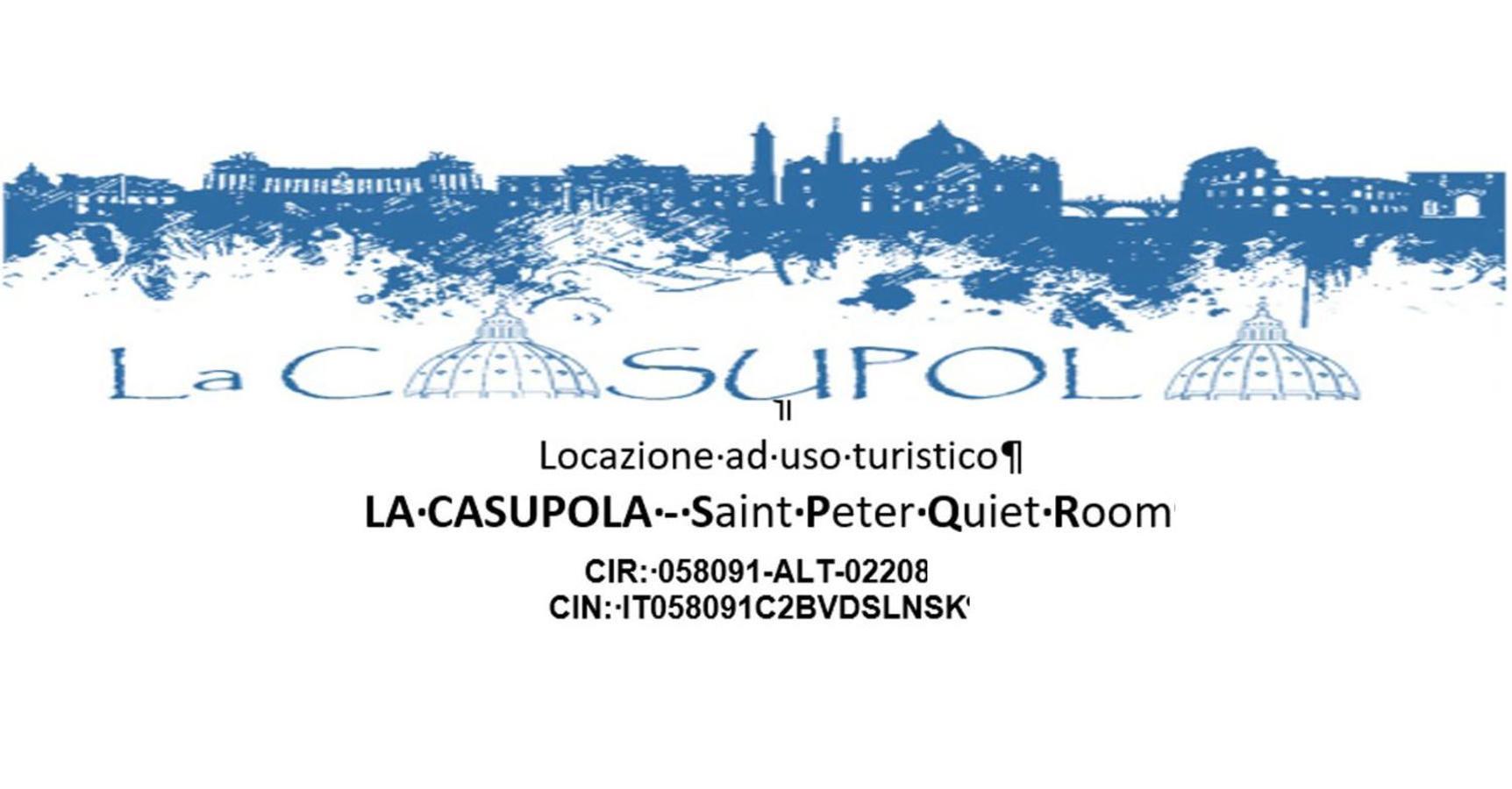 La Casupola Saint Peter'S Quiet Room Roma Dış mekan fotoğraf